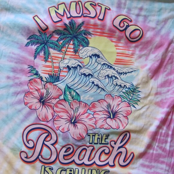 BENNY & BELLE BEACH TIE DYED TSHIRT NWT - Picture 7 of 10